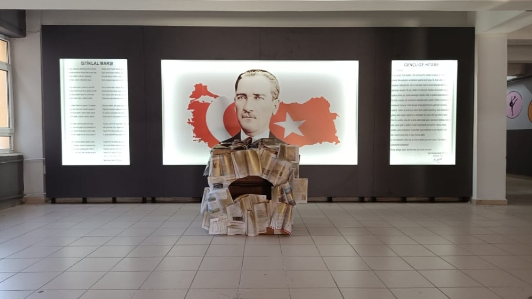 GENÇ AR-GE Faaliyetleri Kapsamında Edirne İlhami Ertem Anadolu Lisesi'nde Kitap Kumbarası Projesi Hayata Geçirildi