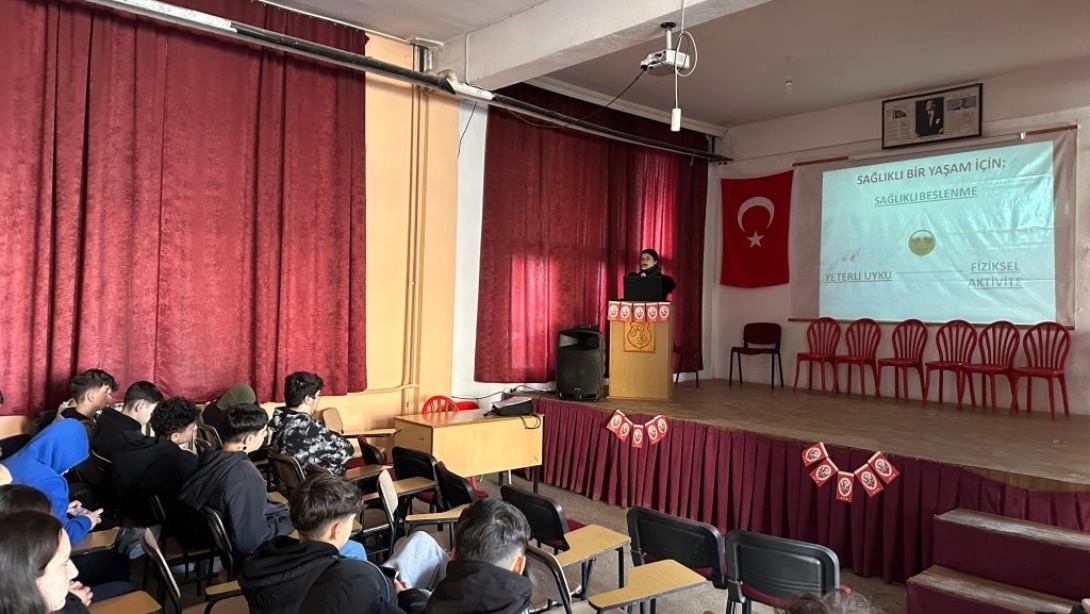 Genç AR-GE faaliyetleri kapsamında Lalapaşa ÇPAL'de Tütün Bağımlılığı Semineri